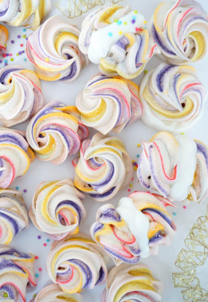 Sweet Little Rainbow Meringues, perfect for Spring :) Gluten Free Treats
