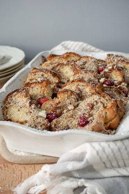 Overnight Cranberry French Toast