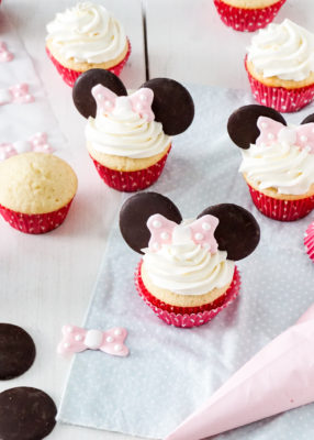 Minnie Mouse Cupcakes - 2nd Birthday Party