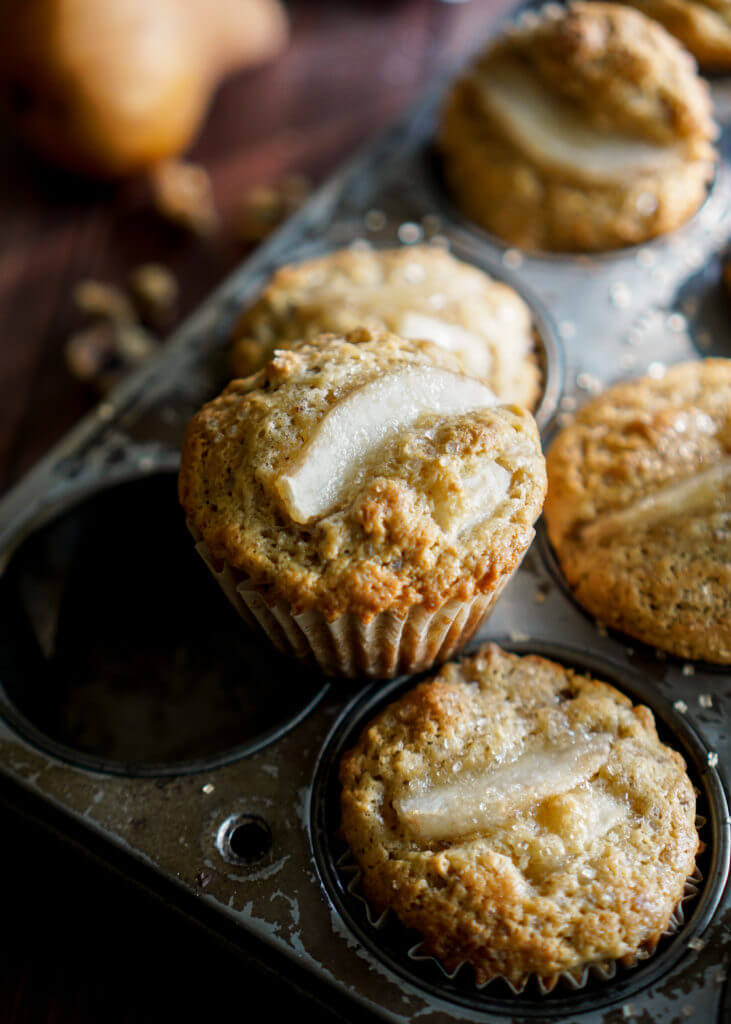 Pear and Ginger Muffins 