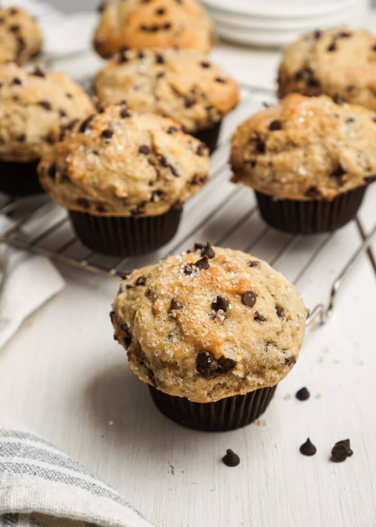  Bakery Style Chocolate Chip Muffins