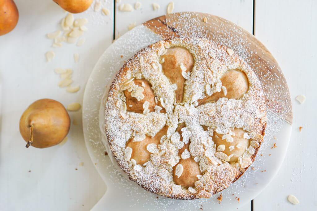 Almond Pear Cake