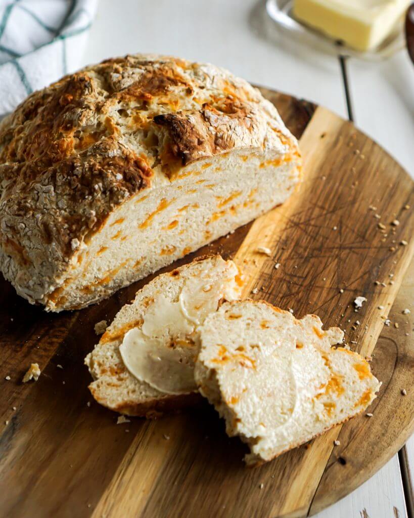 Traditional Irish Soda Bread with Cheese