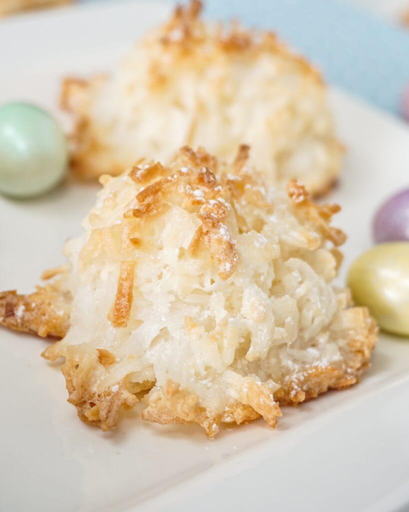 Coconut Macaroons made without Condensed Milk 