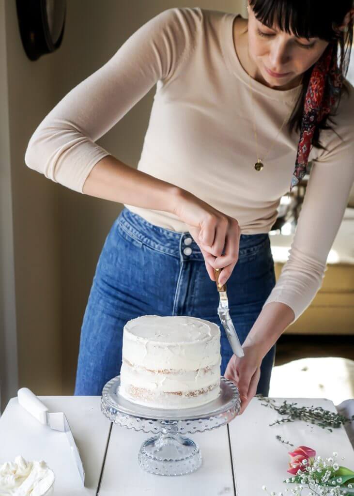 Baker Alie Romano - How To Make a Spring Vanilla Cake