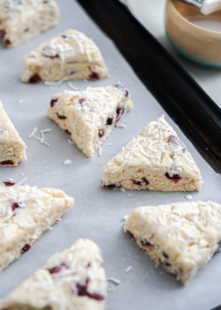 How To Make Coconut and Cranberry Scones