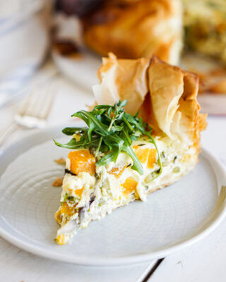 Roasted Vegetable French Quiche