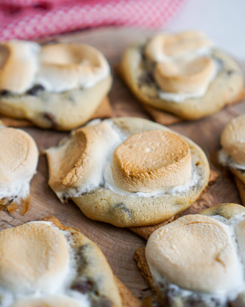 S'more Chocolate Chip Cookies