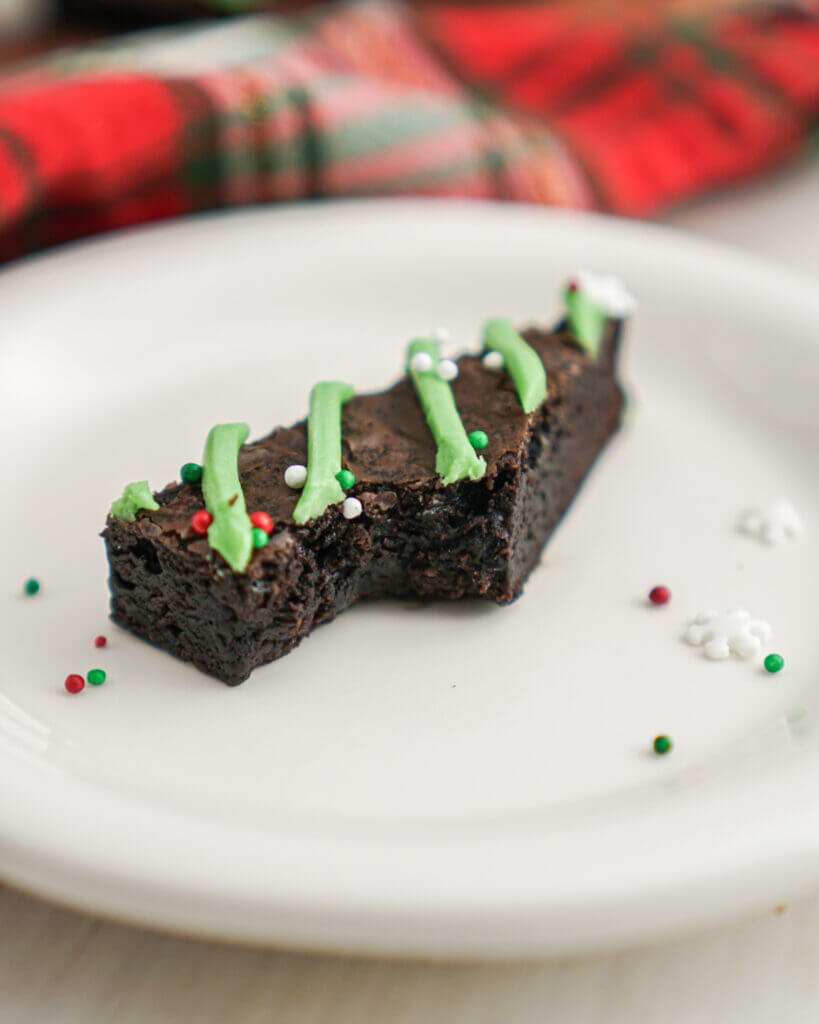 Minty Christmas Chocolate Brownies